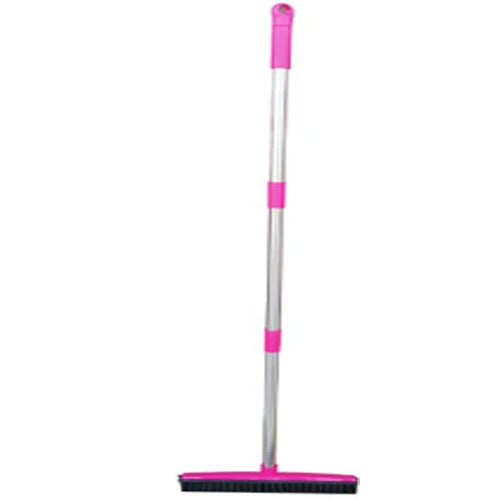 Pet Hair Rubber Broom Floor Brush for Carpet Dog Hair Remover Silicone Broom  Househeld Cleaning Squeegee Adjustable Long Handle