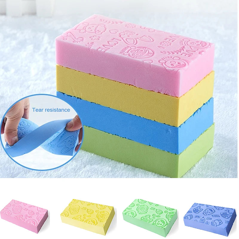 1 pcs Magic Sponge Children Bath Sponge Body Dead Skin Remover Exfoliating Massager Cleaning Shower Brush Peeling Sponge