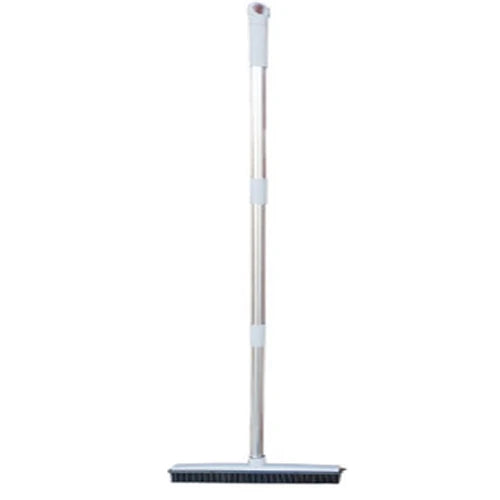Pet Hair Rubber Broom Floor Brush for Carpet Dog Hair Remover Silicone Broom  Househeld Cleaning Squeegee Adjustable Long Handle