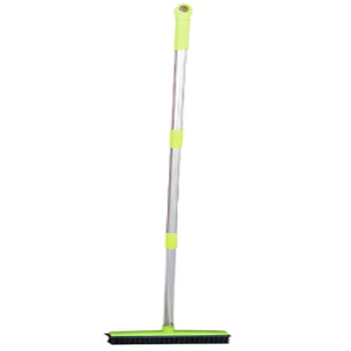 Pet Hair Rubber Broom Floor Brush for Carpet Dog Hair Remover Silicone Broom  Househeld Cleaning Squeegee Adjustable Long Handle