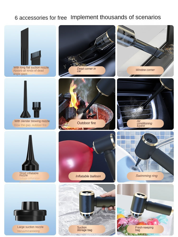 NEW ZAIXIAO 1200000Pa Wireless Car Vacuum Cleaner Strong Suction Handheld Robot Home & Car Dual USE Mini Vacuum Cleaner Applianc