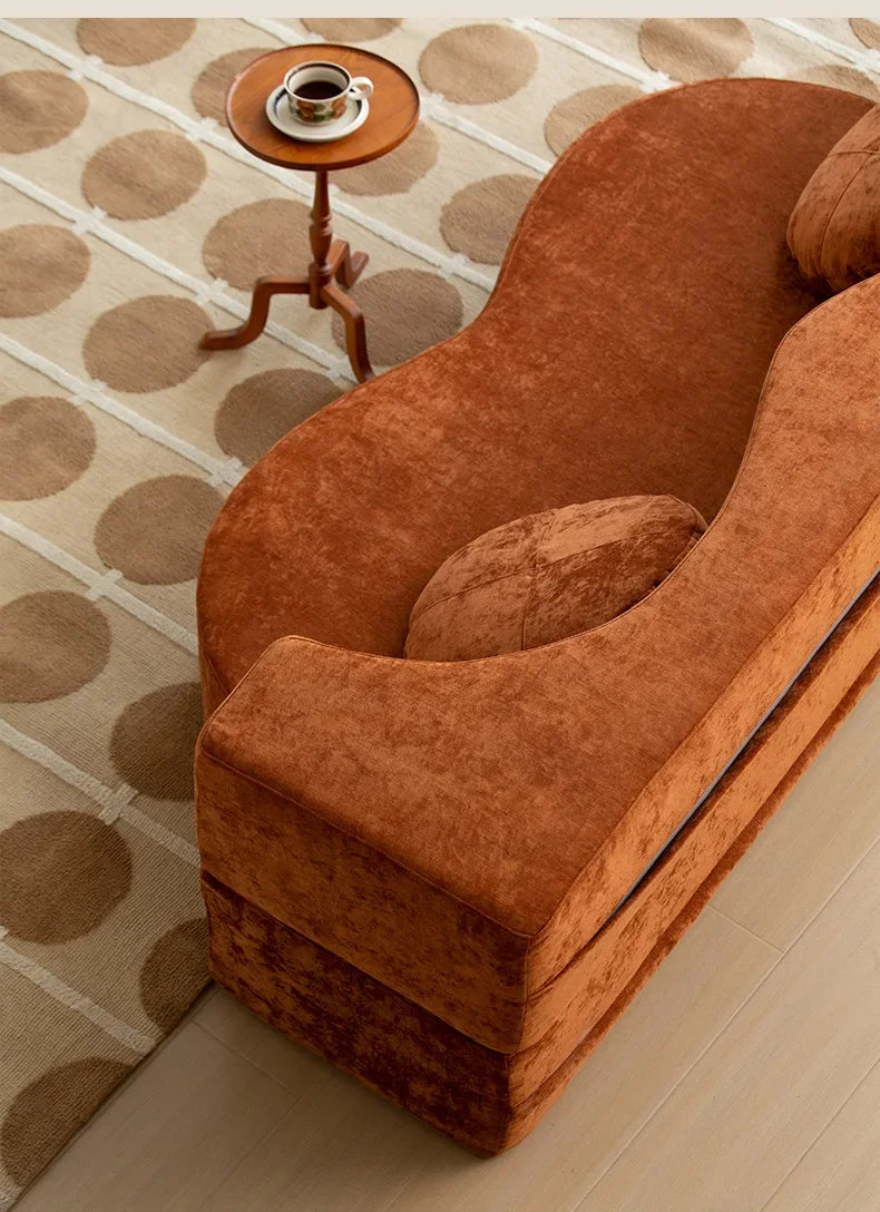 Nordic Compression sofa medium-ancient fabric small apartment living room foldable dual-purpose sponge sofa bed Home Furniture