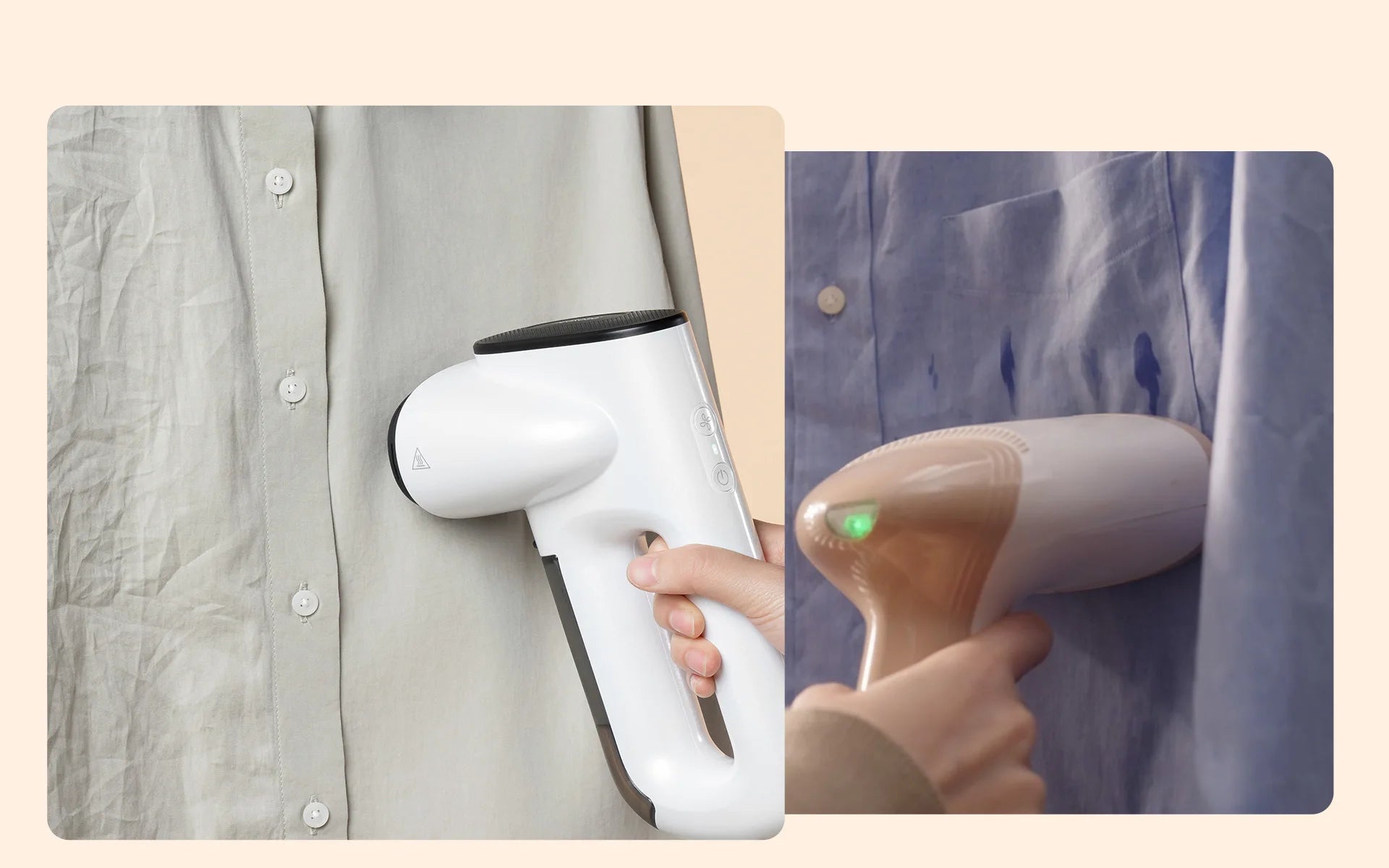Magic 1 2300Pa Vacuum Steamer Handheld Steam Iron with Powerful Suction for Fast Wrinkle Removal