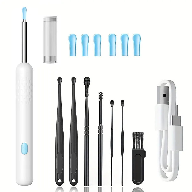 Ear Wax Removal Tool Camera 8M HD Camera and 6 LED Lights Ear Cleaner with Camera Endoscope Ear Cleaning kit for Adult and Child