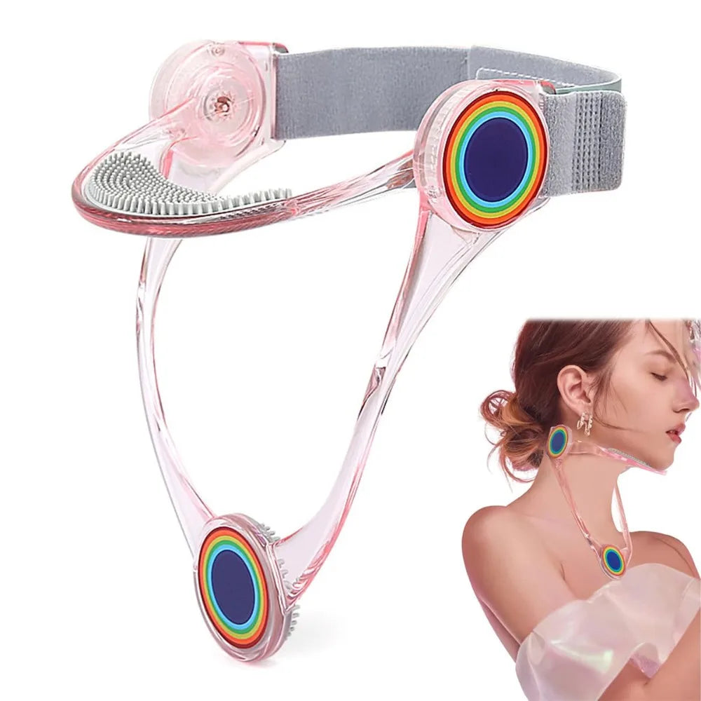Adjustable Neck Brace TPU Cervical Spine Relief Cervical Collar Neck Correction Foldable Posture Corrector Office and Home