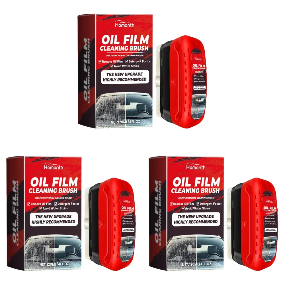 Car Windshield Oil Film Cleaner Glass Cleaning Board Glass Cleaning Wipe Board Glass Oil Film Remover Car Glass Cleaner Brush