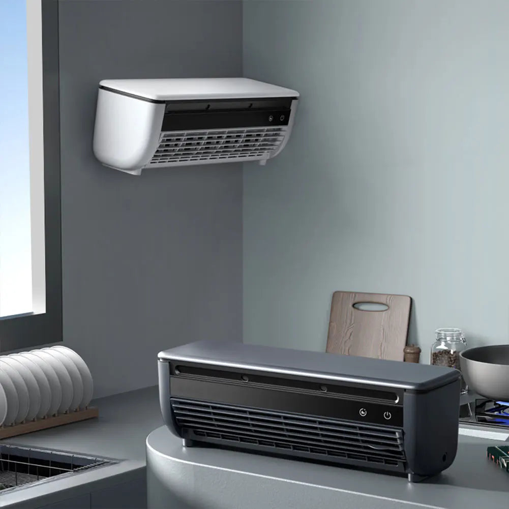 Wall-Mounted Air Cooling Fan 15W Power Quick Cooling Easy To Install Leafless  3 Speeds Home Kitchen Air Conditioning Fan