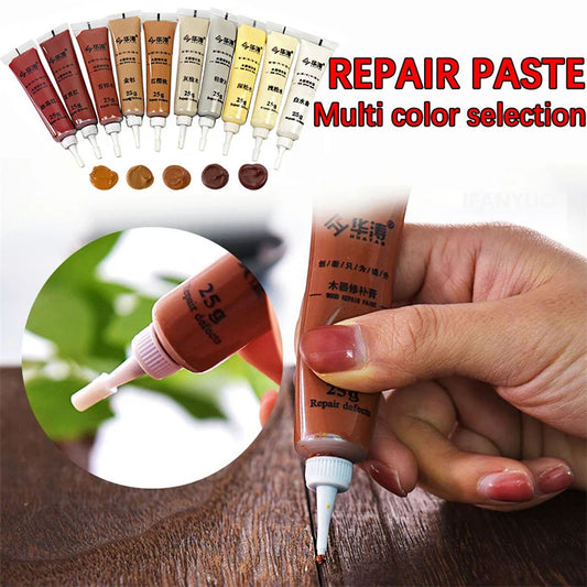 Multipurpose Multicolor Wooden Furniture Scratch Repair Agent Damage Repairs Cream Floor Refinishing Paint Wood Furniture Caulk