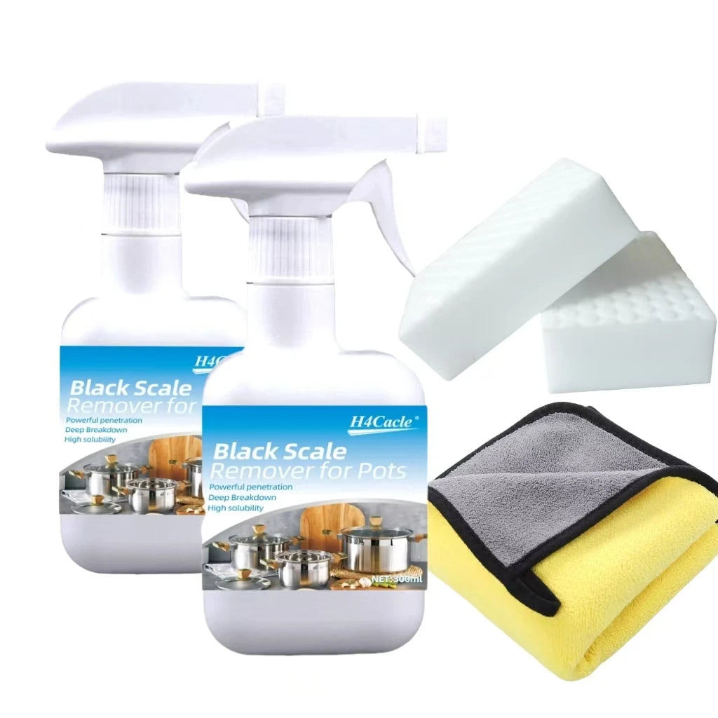 Pan Bottom Cleaning Decontamination Agent Kitchen Blackening Scale Remover Home Polishing Oven Oil Stain Ware Cooktop Spray