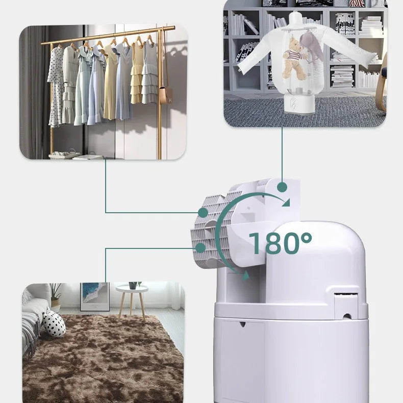 Auto Multi-function Ironing Stainless Steel Portable Clothes Dryer Smart Stand Electric Indoor Clothes Dryer