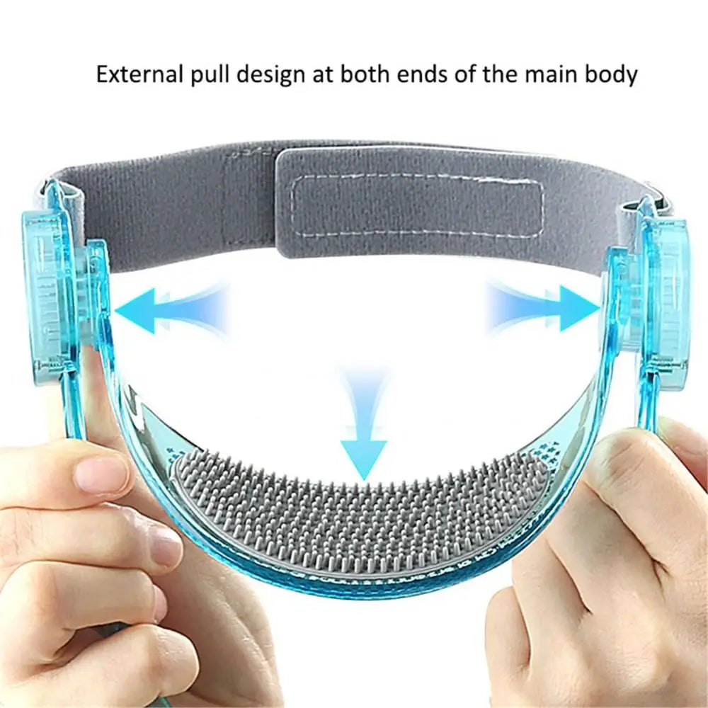 Adjustable Neck Brace TPU Cervical Spine Relief Cervical Collar Neck Correction Foldable Posture Corrector Office and Home