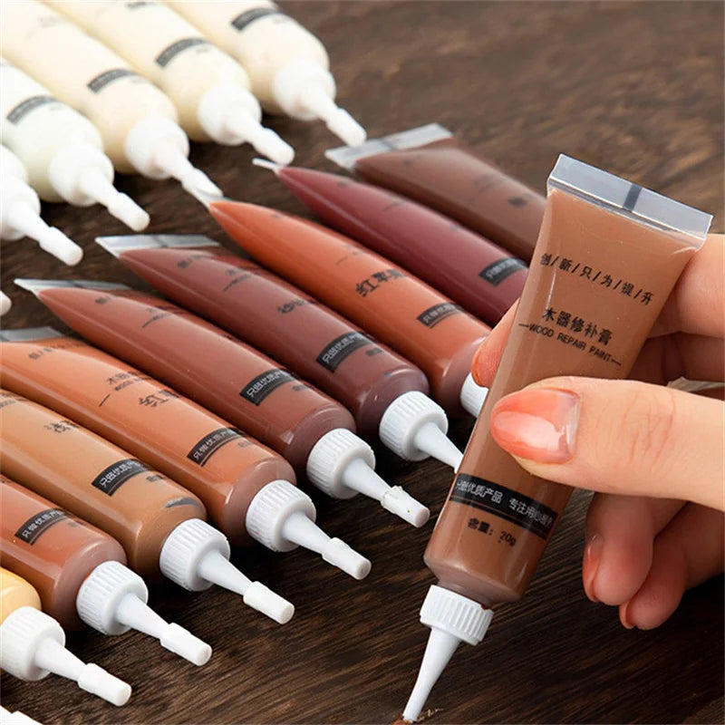 Multipurpose Multicolor Wooden Furniture Scratch Repair Agent Damage Repairs Cream Floor Refinishing Paint Wood Furniture Caulk