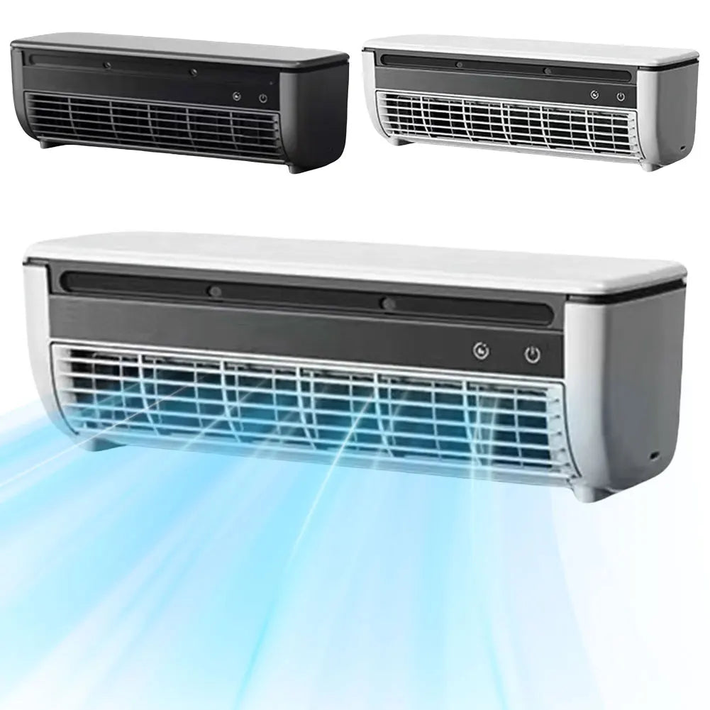 Wall-Mounted Air Cooling Fan 15W Power Quick Cooling Easy To Install Leafless  3 Speeds Home Kitchen Air Conditioning Fan