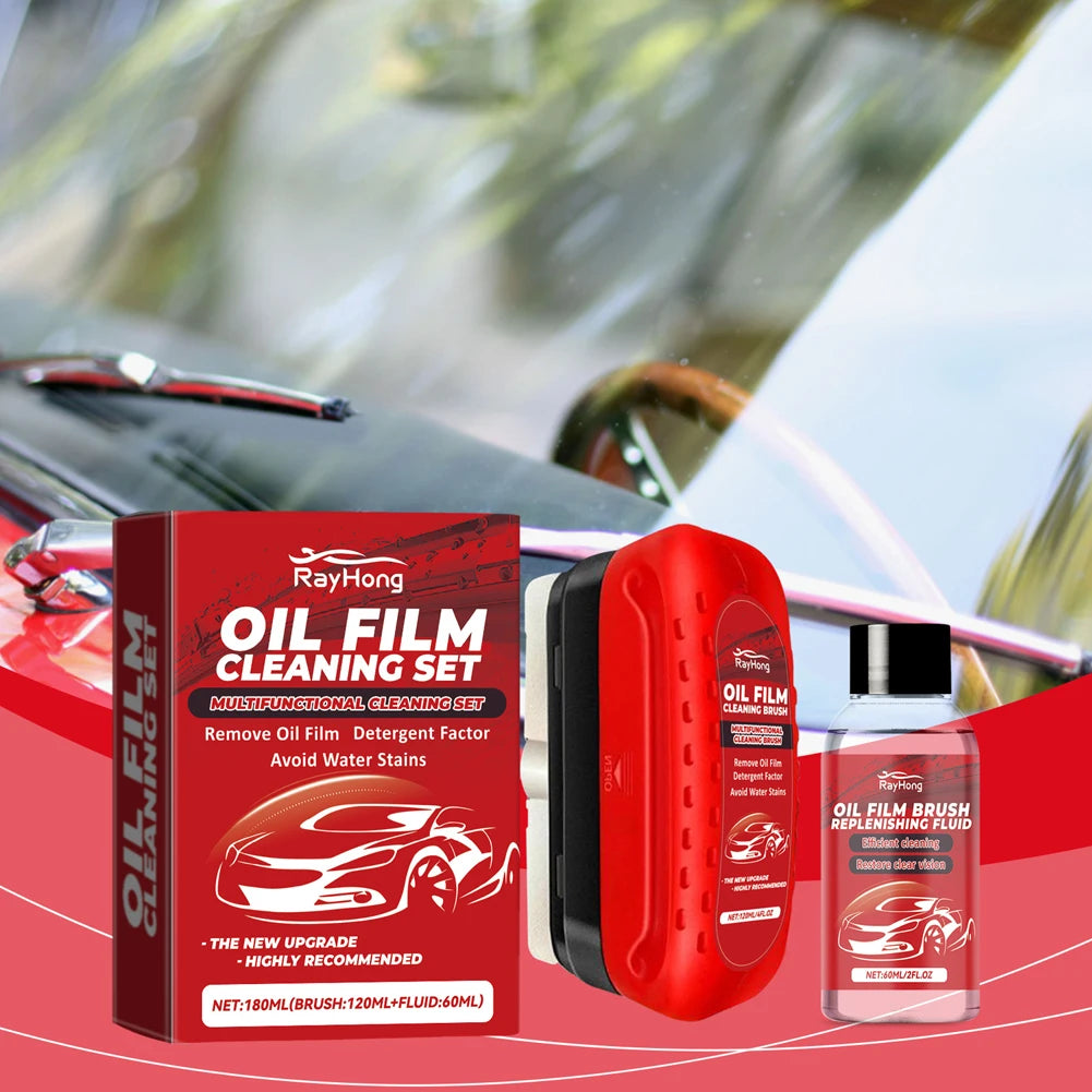 Car Windshield Oil Film Cleaner Glass Cleaning Board Glass Cleaning Wipe Board Glass Oil Film Remover Car Glass Cleaner Brush