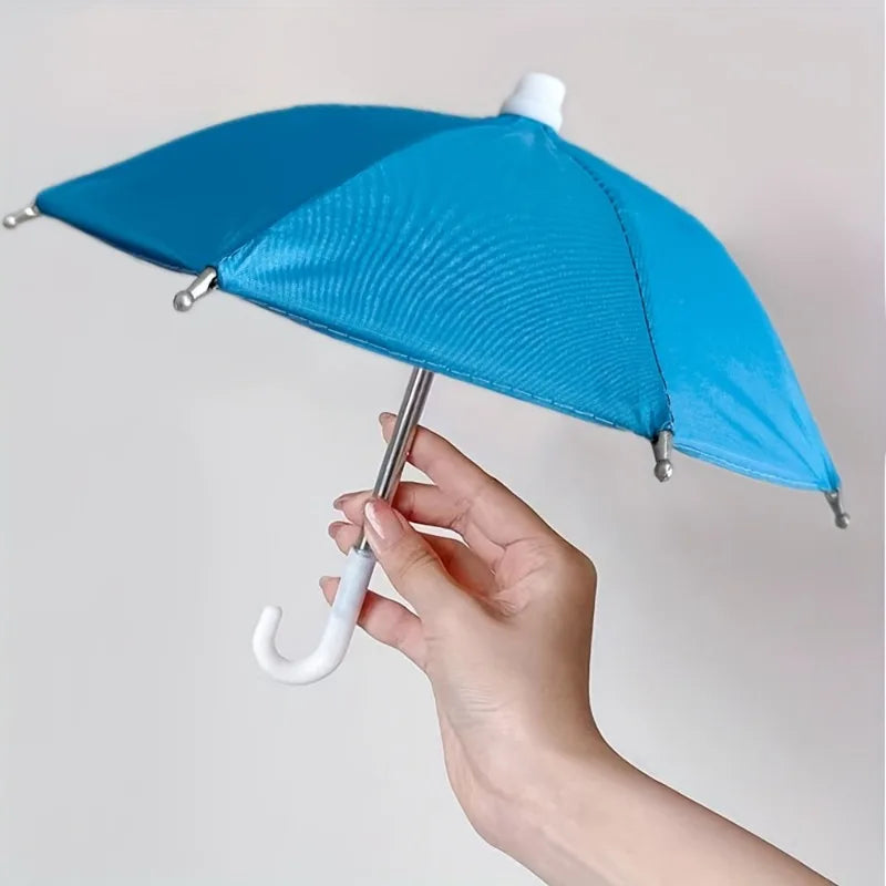 Piggy Suction Cup Universal Mini Umbrella Stand, Outdoor Anti-Glare Sunshade, Protect Your Phone From Rain, Anti-Reflective