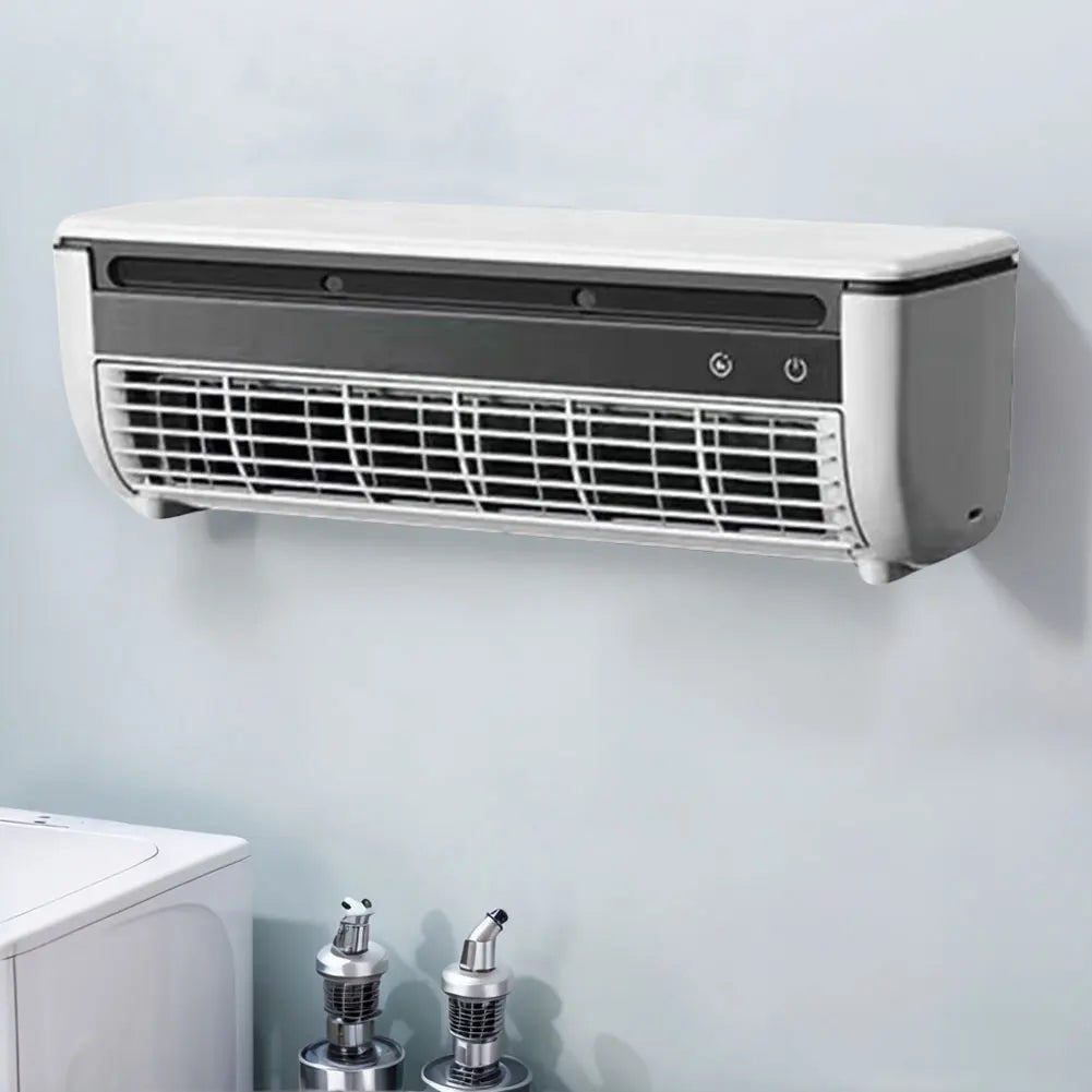 Wall-Mounted Air Cooling Fan 15W Power Quick Cooling Easy To Install Leafless  3 Speeds Home Kitchen Air Conditioning Fan