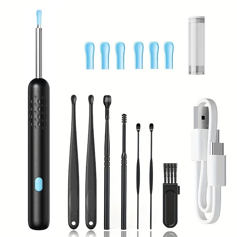 Ear Wax Removal Tool Camera 8M HD Camera and 6 LED Lights Ear Cleaner with Camera Endoscope Ear Cleaning kit for Adult and Child