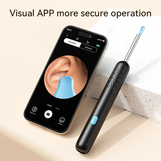 Ear Wax Removal Tool Camera 8M HD Camera and 6 LED Lights Ear Cleaner with Camera Endoscope Ear Cleaning kit for Adult and Child
