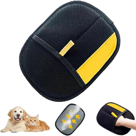 Pet Hair Remover Electrostatic Glove, Pets Grooming Gloves, High-Efficiency Pets Hairs Removal Gloves, Cat Hairs Removal Tool