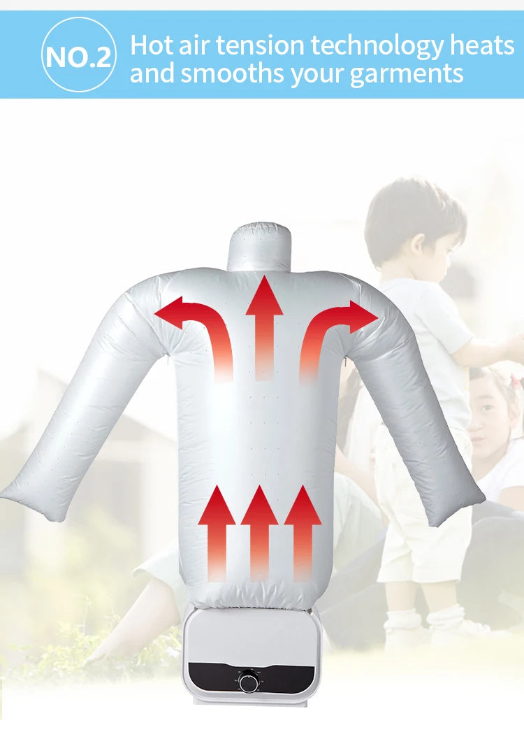 Auto Multi-function Ironing Stainless Steel Portable Clothes Dryer Smart Stand Electric Indoor Clothes Dryer