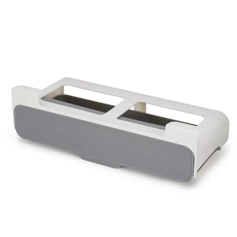 1pc Plastic Seasoning Bottle Storage Rack Punch-free Adjustable Seasoning Box Salt Sugar Seasoning Jar Set Kitchen Organizer