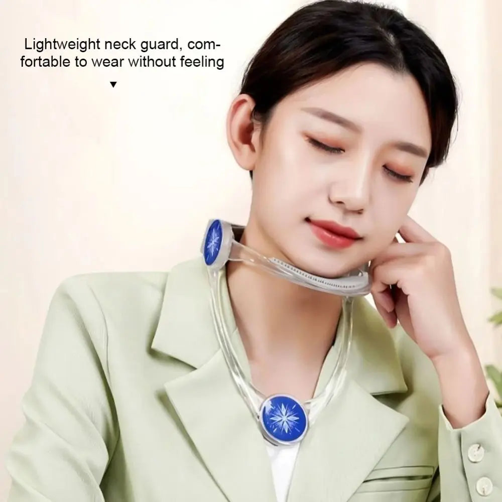 Adjustable Neck Brace TPU Cervical Spine Relief Cervical Collar Neck Correction Foldable Posture Corrector Office and Home