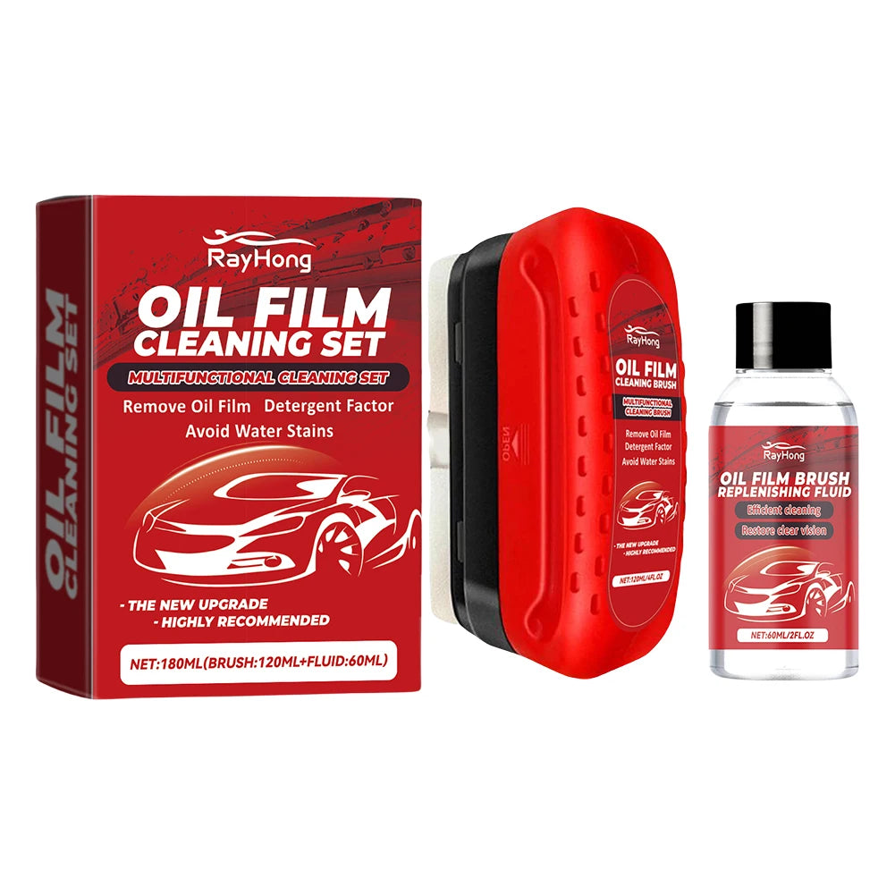 Car Windshield Oil Film Cleaner Glass Cleaning Board Glass Cleaning Wipe Board Glass Oil Film Remover Car Glass Cleaner Brush