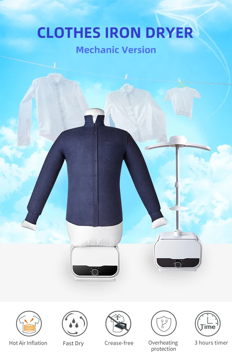 Auto Multi-function Ironing Stainless Steel Portable Clothes Dryer Smart Stand Electric Indoor Clothes Dryer