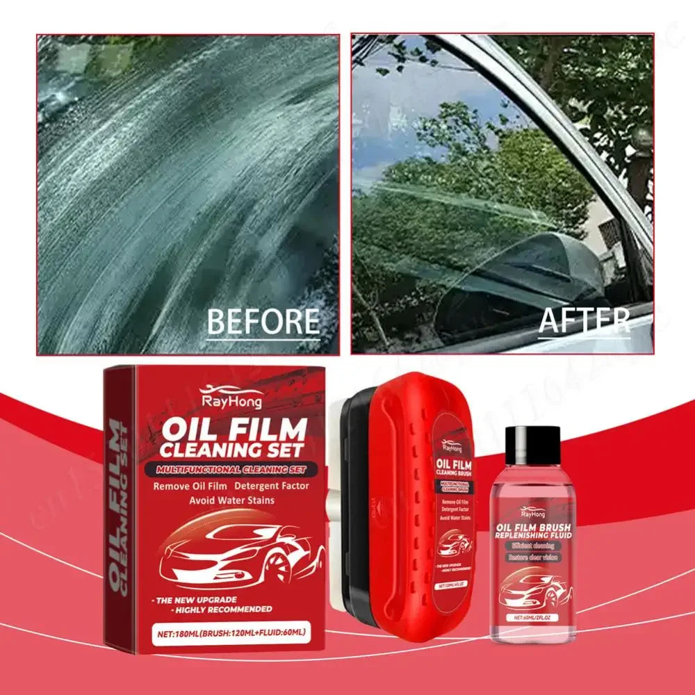 Car Windshield Oil Film Cleaner Glass Cleaning Board Glass Cleaning Wipe Board Glass Oil Film Remover Car Glass Cleaner Brush