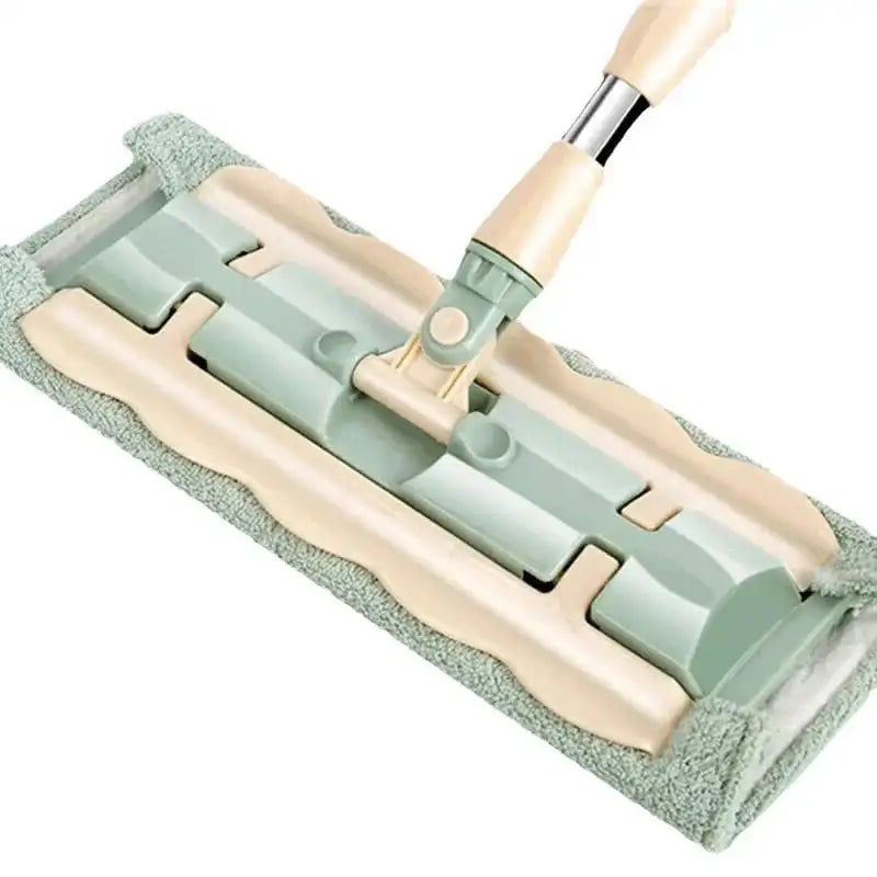 Flat Mop Stainless Steel Handle With Reusable Washable 3Mop Cloths Microfiber Large Telescopic Floor Mop Household Cleaning Tool