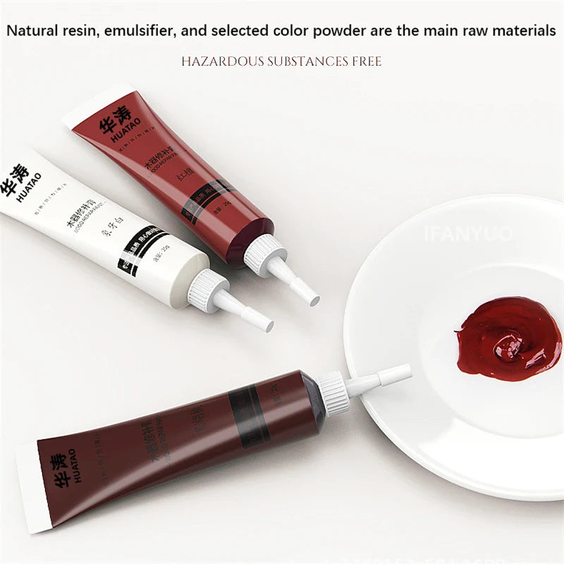 Multipurpose Multicolor Wooden Furniture Scratch Repair Agent Damage Repairs Cream Floor Refinishing Paint Wood Furniture Caulk