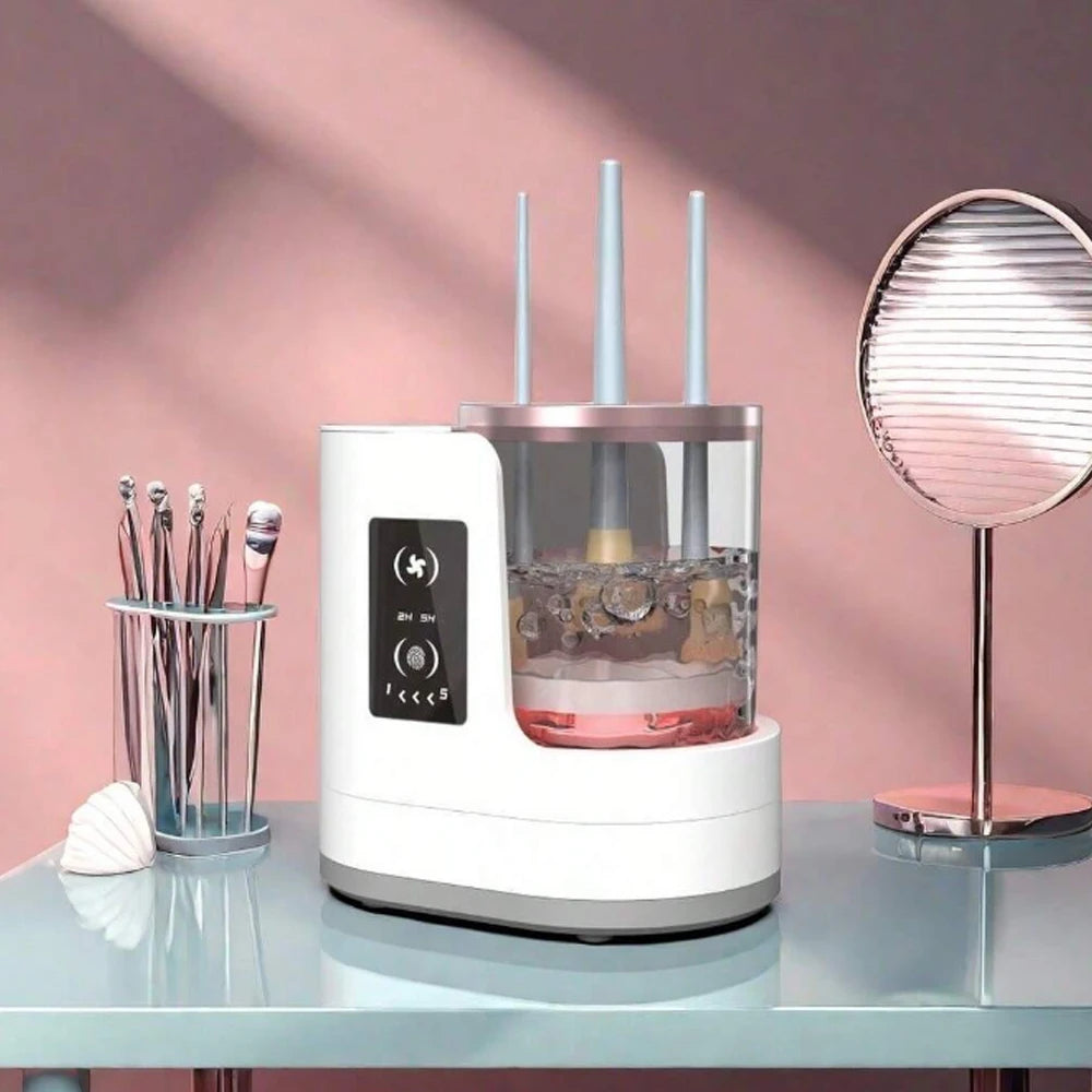 2025 Electric Makeup Brush Cleaning Machine Washing And Drying Machine Timeable For Makeup Brushes Ladies Valentine's Day Gift.