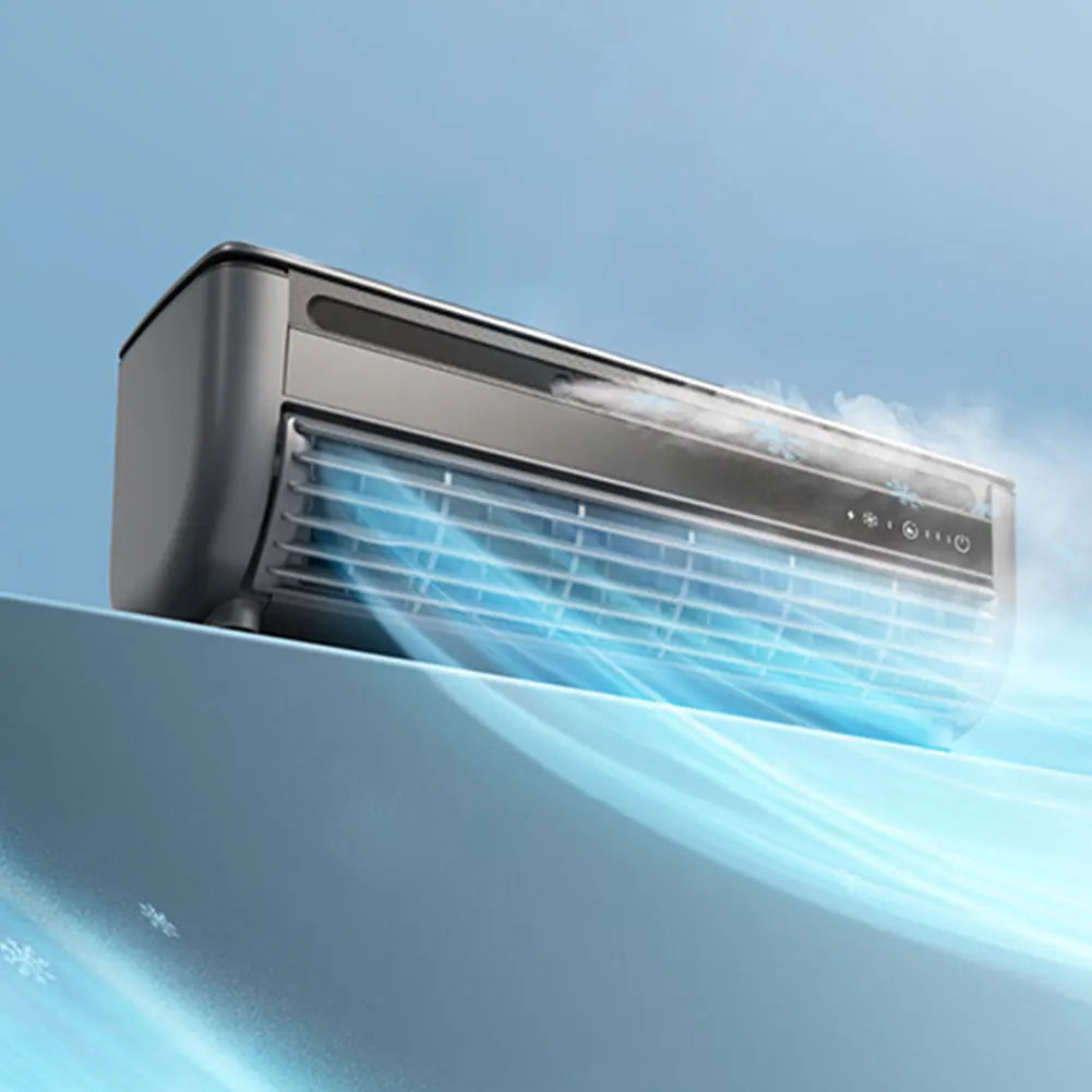 Wall-Mounted Air Cooling Fan 15W Power Quick Cooling Easy To Install Leafless  3 Speeds Home Kitchen Air Conditioning Fan