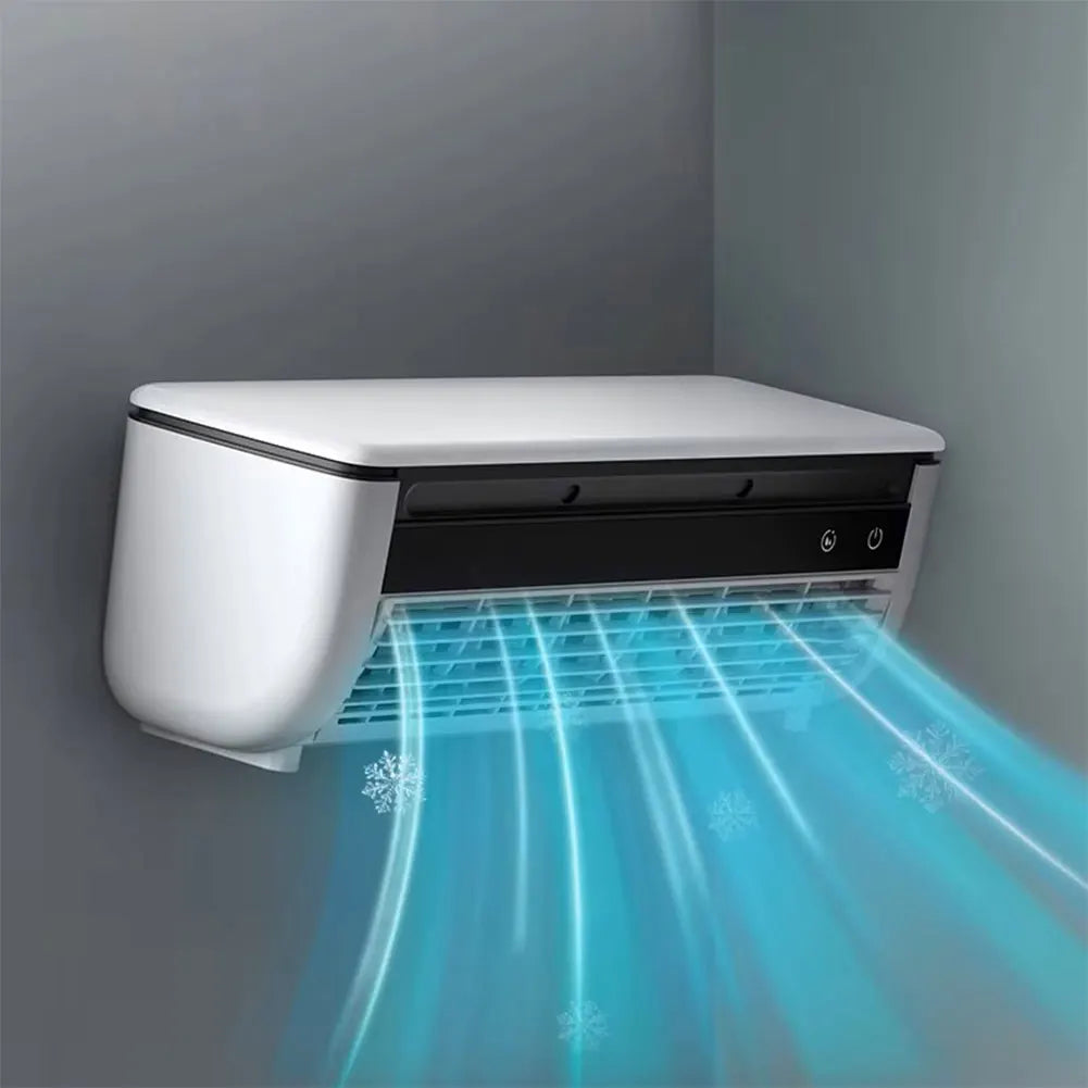 Wall-Mounted Air Cooling Fan 15W Power Quick Cooling Easy To Install Leafless  3 Speeds Home Kitchen Air Conditioning Fan