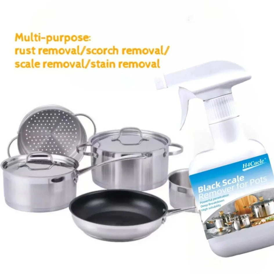 Pan Bottom Cleaning Decontamination Agent Kitchen Blackening Scale Remover Home Polishing Oven Oil Stain Ware Cooktop Spray