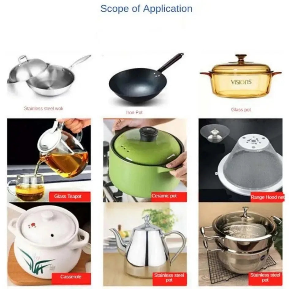Pan Bottom Cleaning Decontamination Agent Kitchen Blackening Scale Remover Home Polishing Oven Oil Stain Ware Cooktop Spray