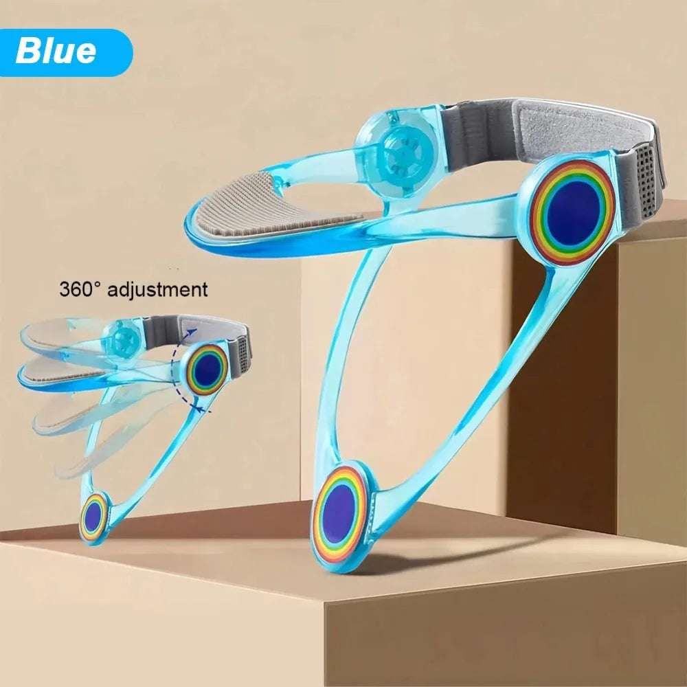 Adjustable Neck Brace TPU Cervical Spine Relief Cervical Collar Neck Correction Foldable Posture Corrector Office and Home
