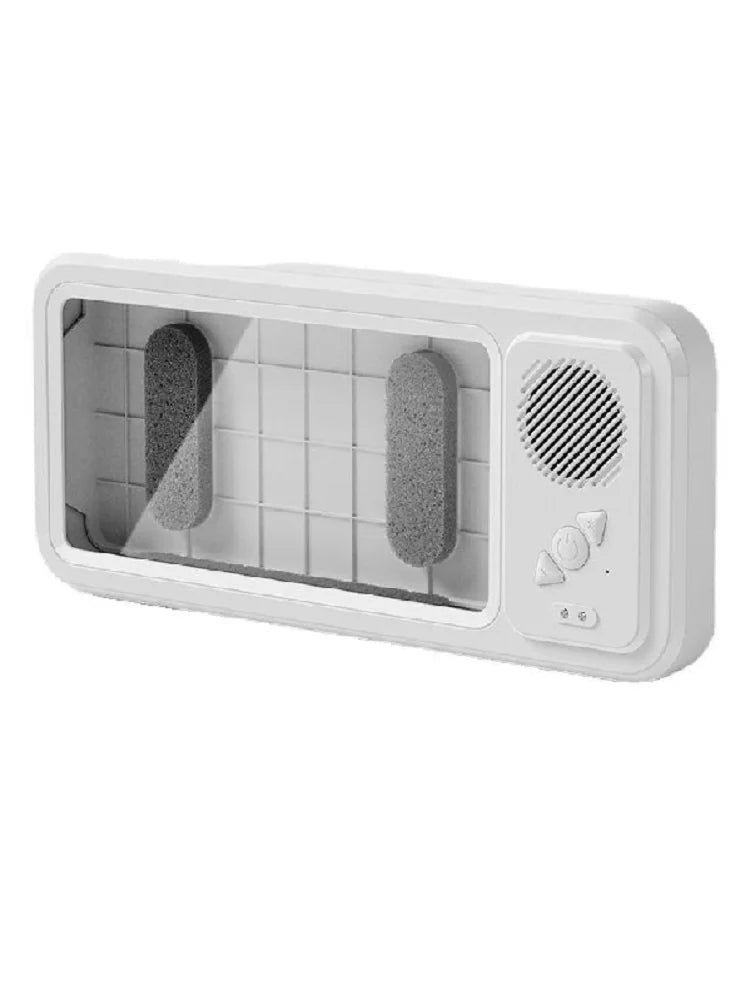 Safe Waterproof Shower Phone Case Bluetooth Speaker with Touchscreen Mobile Wall Mount Holder for Bathroom,Swimming Pool & Beach
