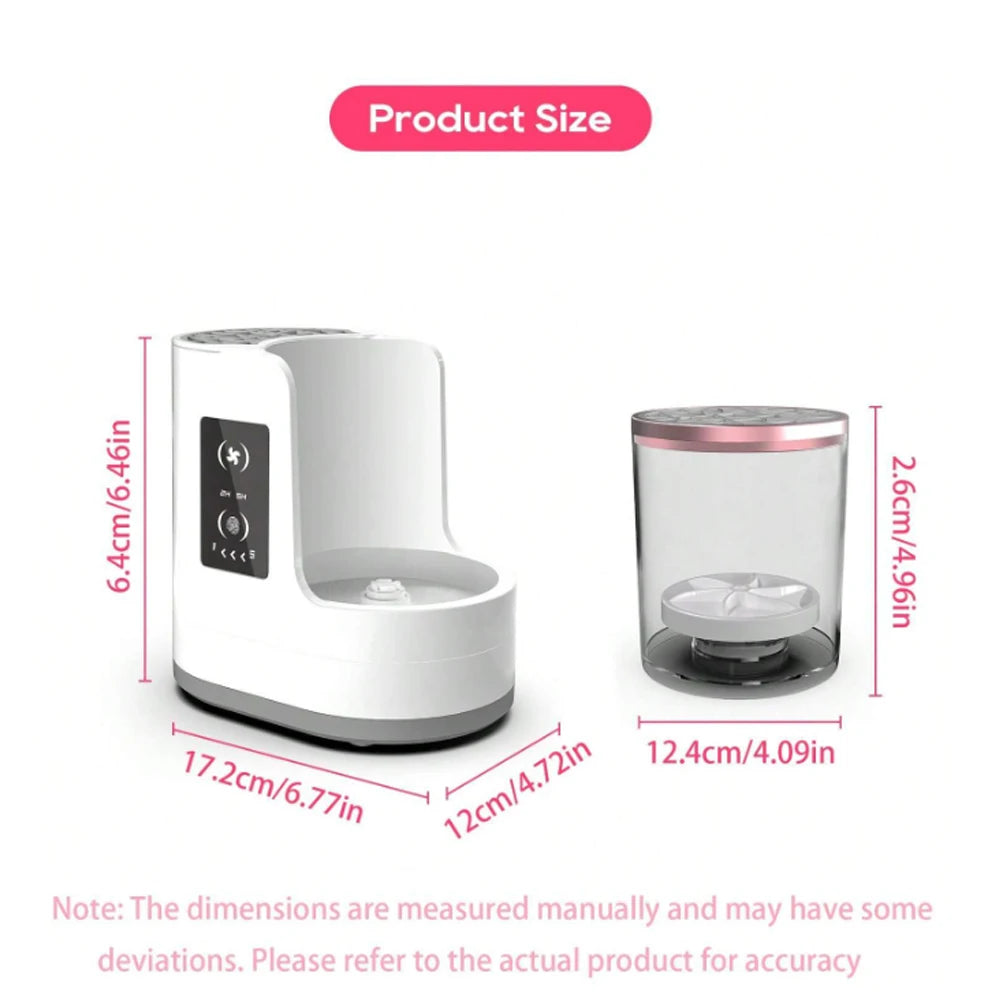 2025 Electric Makeup Brush Cleaning Machine Washing And Drying Machine Timeable For Makeup Brushes Ladies Valentine's Day Gift.