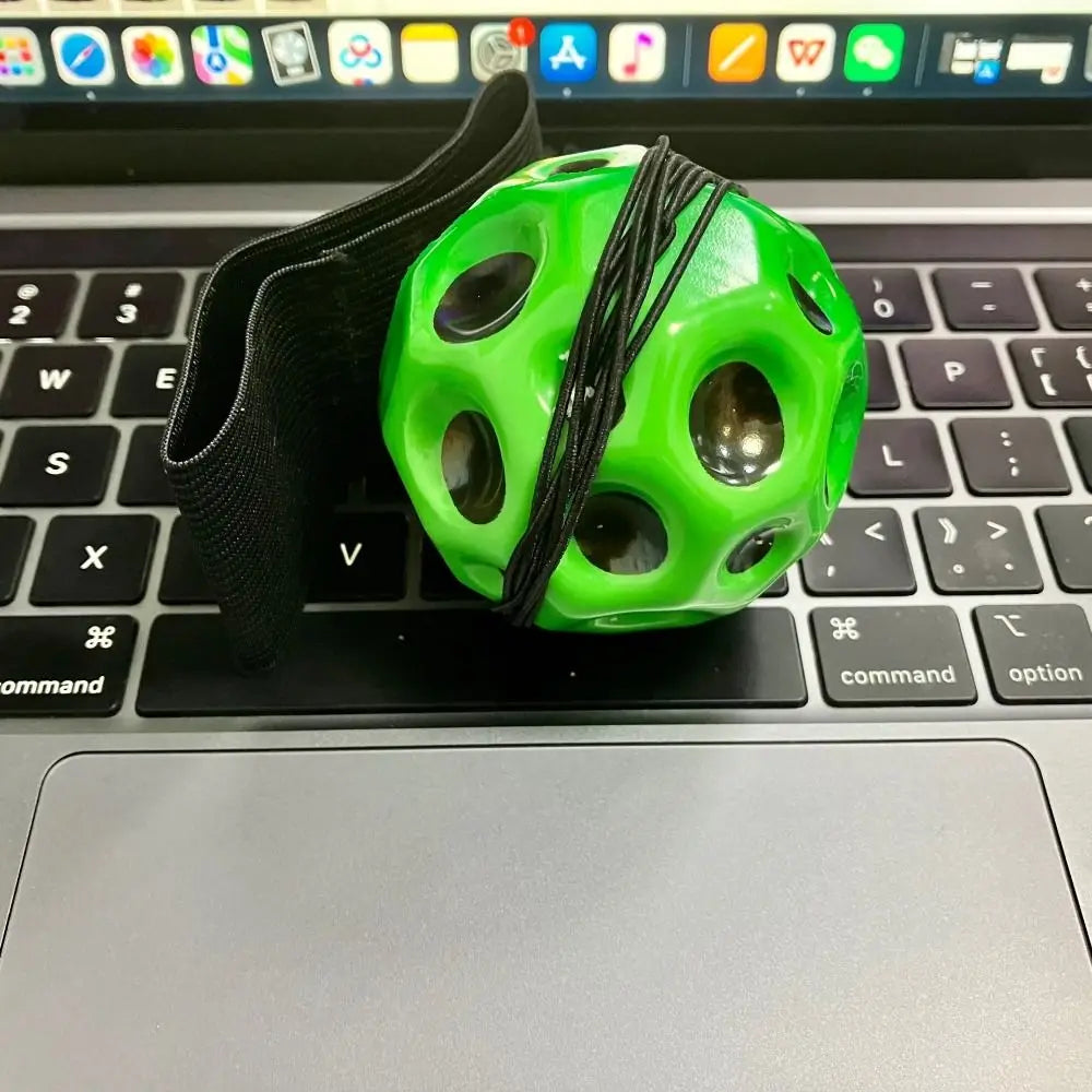 Creative Jump Ball High Bouncing Ball Exercise Hand Ball Game Wrist Return Rubber Ball Leisure Fun Wrist Elastic Ball Kids Toy