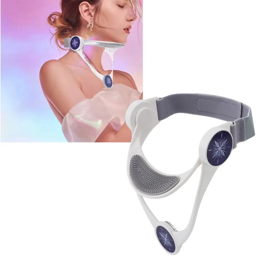 Adjustable Neck Brace TPU Cervical Spine Relief Cervical Collar Neck Correction Foldable Posture Corrector Office and Home