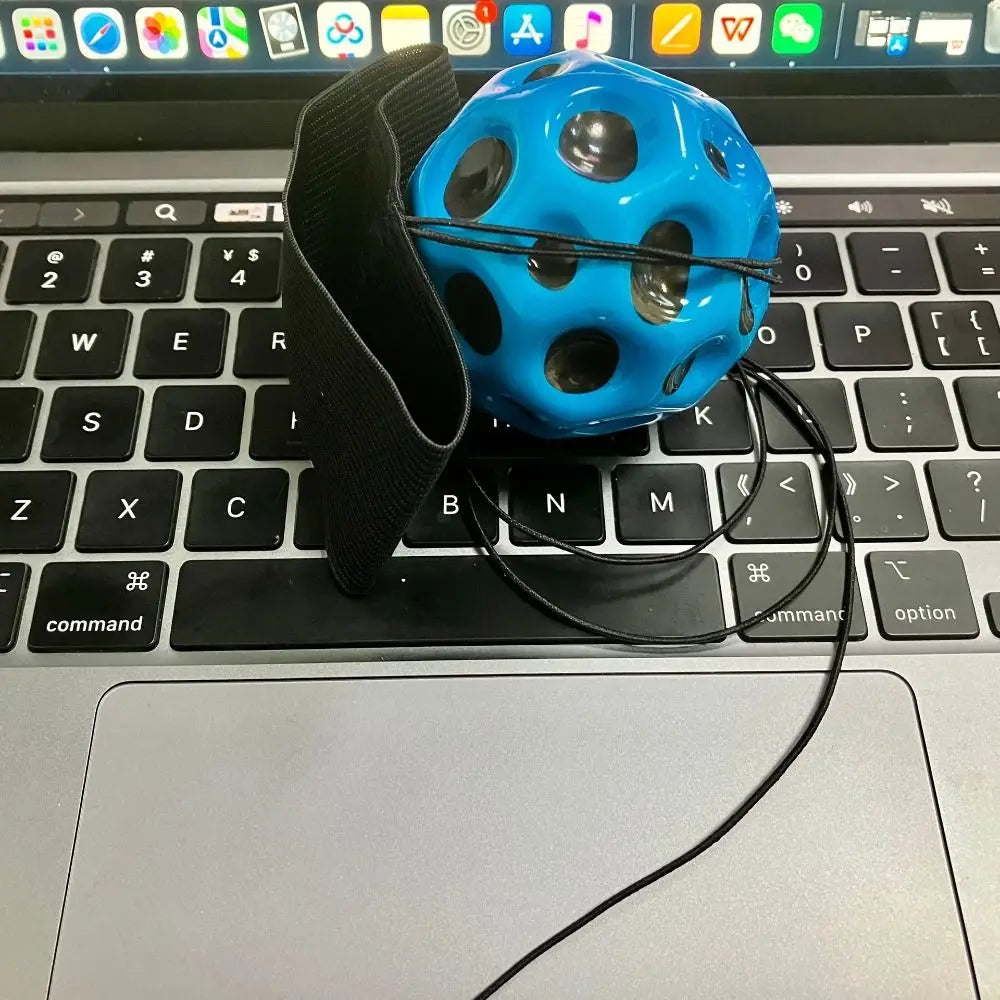Creative Jump Ball High Bouncing Ball Exercise Hand Ball Game Wrist Return Rubber Ball Leisure Fun Wrist Elastic Ball Kids Toy