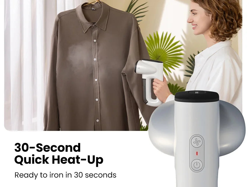 Magic 1 2300Pa Vacuum Steamer Handheld Steam Iron with Powerful Suction for Fast Wrinkle Removal