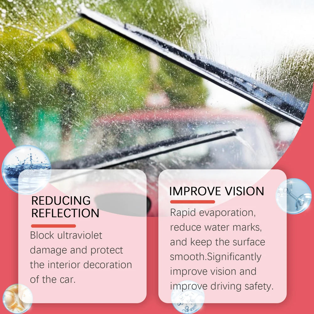 Car Windshield Oil Film Cleaner Glass Cleaning Board Glass Cleaning Wipe Board Glass Oil Film Remover Car Glass Cleaner Brush