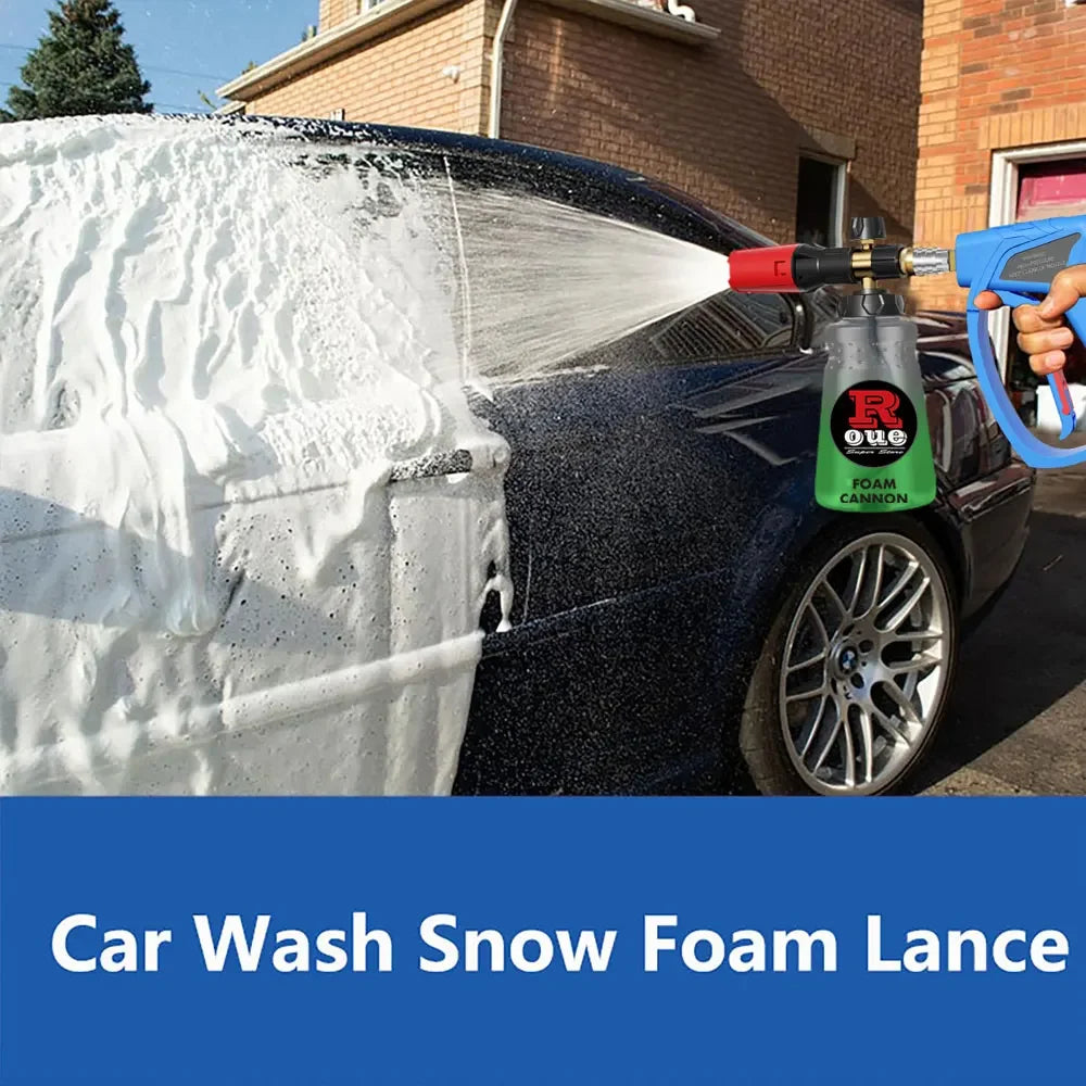 KAIKARAI High Pressure Washer Water Gun Outdoor Snow Foam Gun Car Wash Spray Gun Watering Can 4080PSI for Nilfisk Parkside Lavor