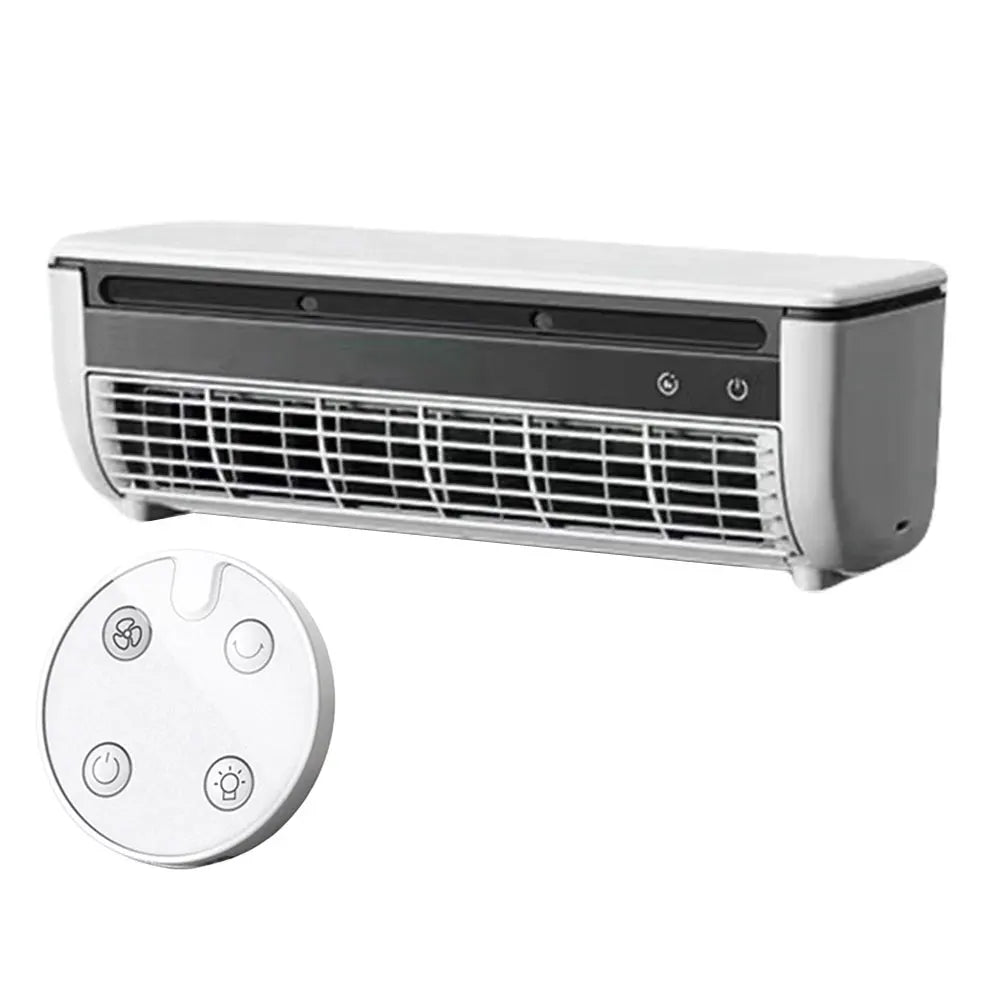 Wall-Mounted Air Cooling Fan 15W Power Quick Cooling Easy To Install Leafless  3 Speeds Home Kitchen Air Conditioning Fan
