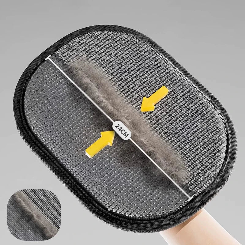 Pet Hair Remover Electrostatic Glove, Pets Grooming Gloves, High-Efficiency Pets Hairs Removal Gloves, Cat Hairs Removal Tool